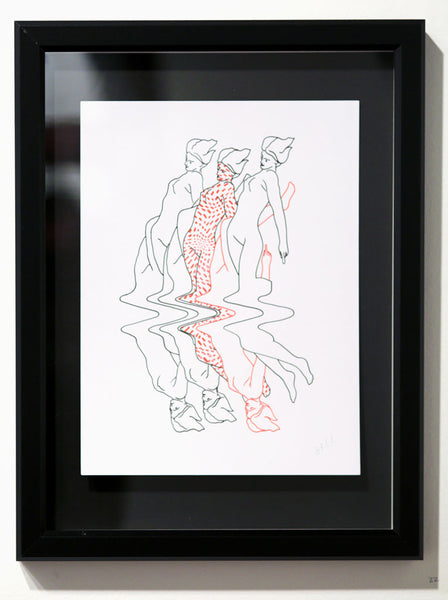 Untitled (texture women warp)