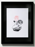 Untitled (statue warp with rose)
