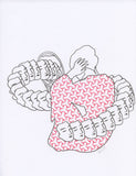 Untitled (many face back pattern)