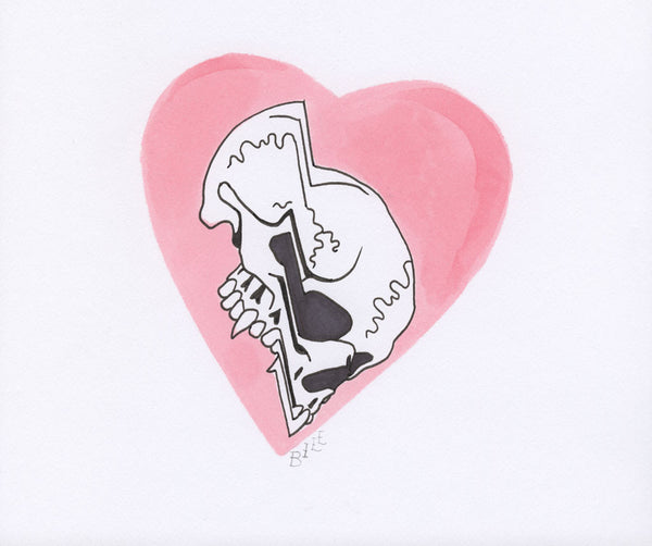 Untitled (heart skull)